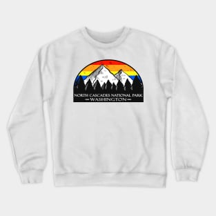 North Cascades National Park Washington Crewneck Sweatshirt